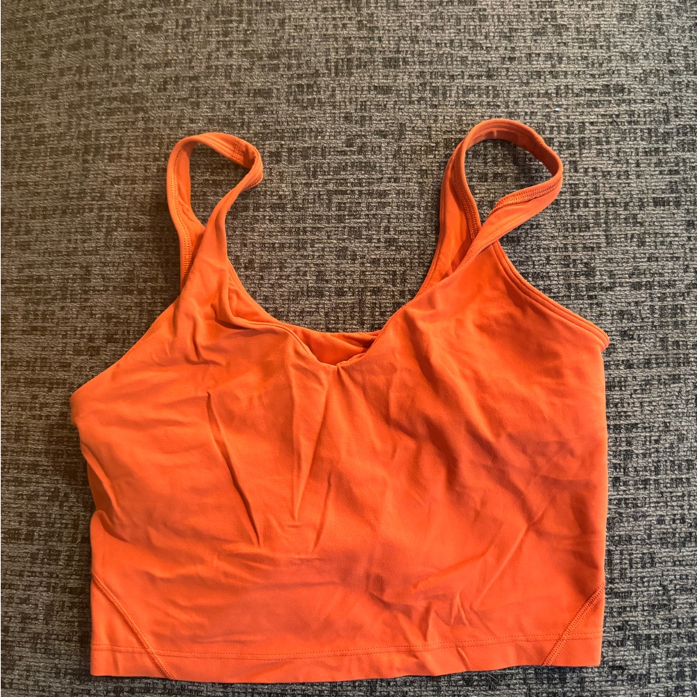 lululemon athletica align tank with bra size 10